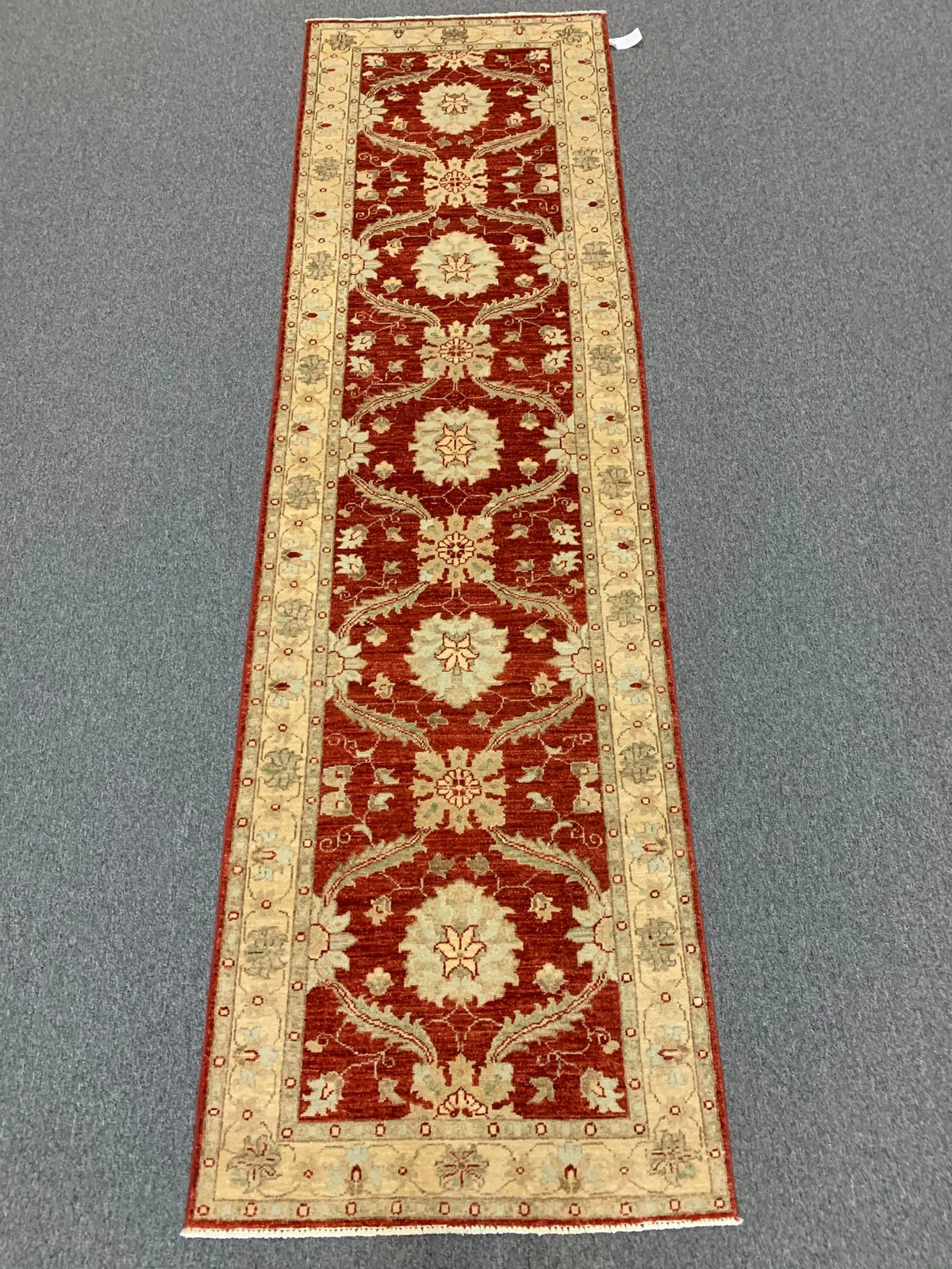 Oushak Chobi 2'8" x 10' Handmade Wool Runner Rug # 10284