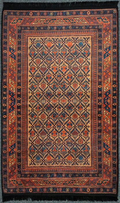 Geometric Machine Washable Area Rug