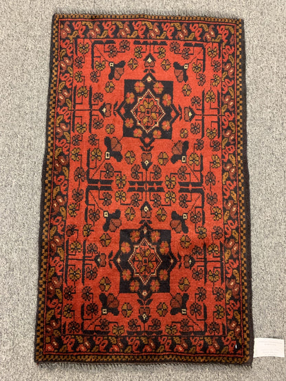 2 X 3 Khall Tribal Handmade Wool Rug # 12361