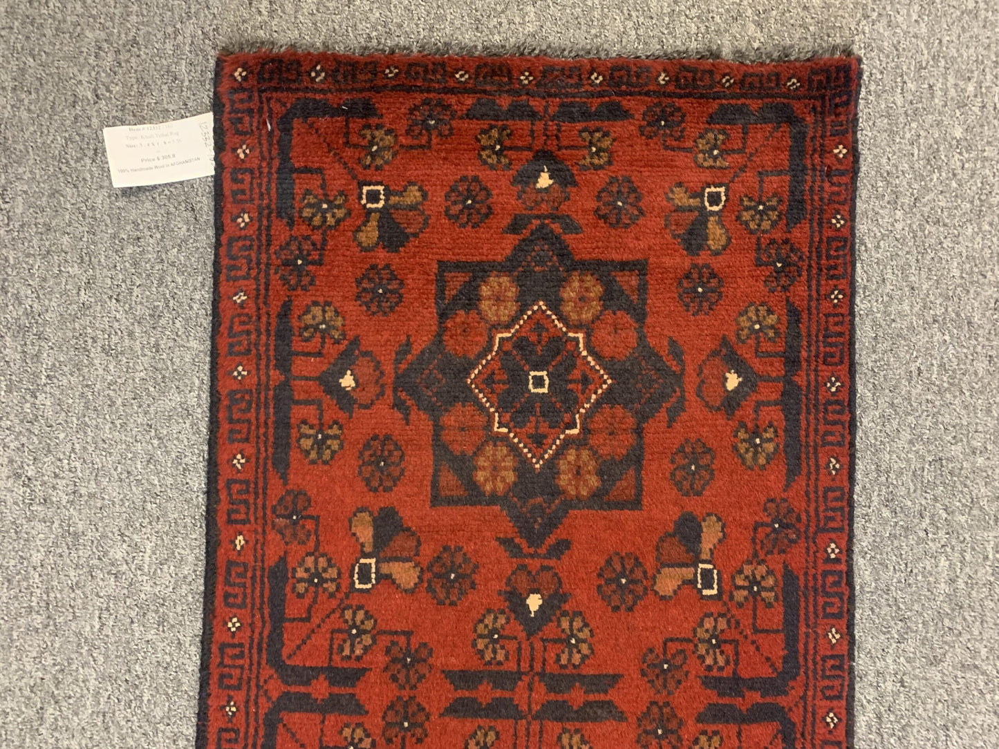 2 X 3 Khall Tribal Handmade Wool Rug # 12332