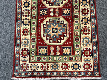 3X4 Kazak Handmade Wool Rug # 13019