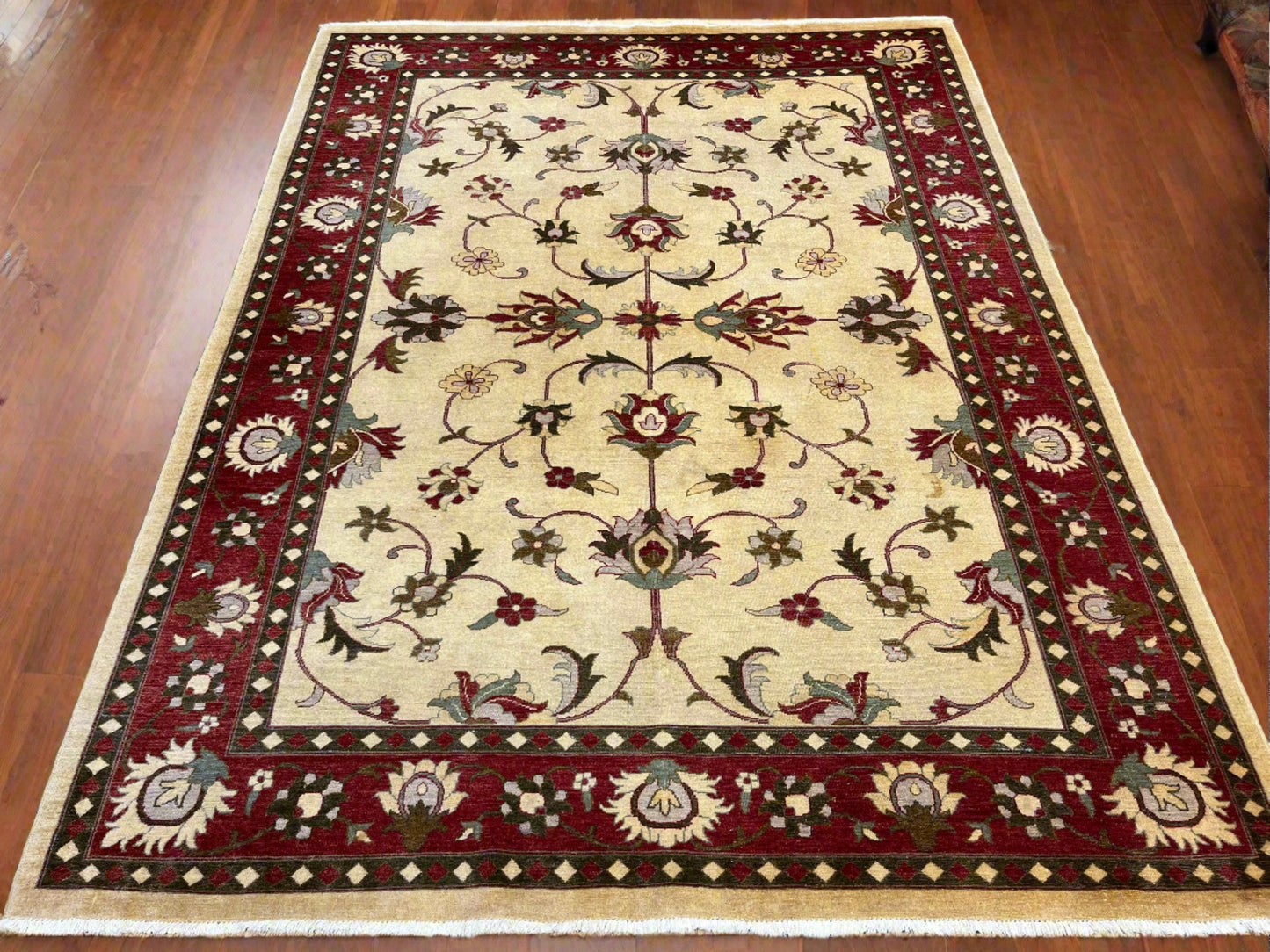 9x12 Oushak wool hand-knotted Oriental Area Rug