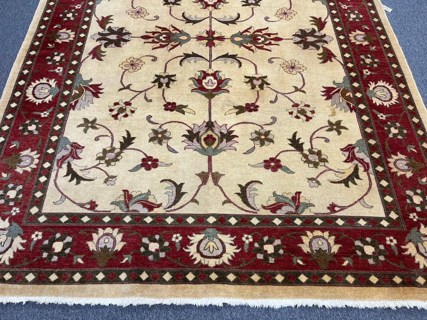 9x12 Oushak wool hand-knotted Oriental Area Rug