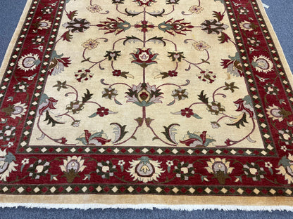9x12 Oushak wool hand-knotted Oriental Area Rug